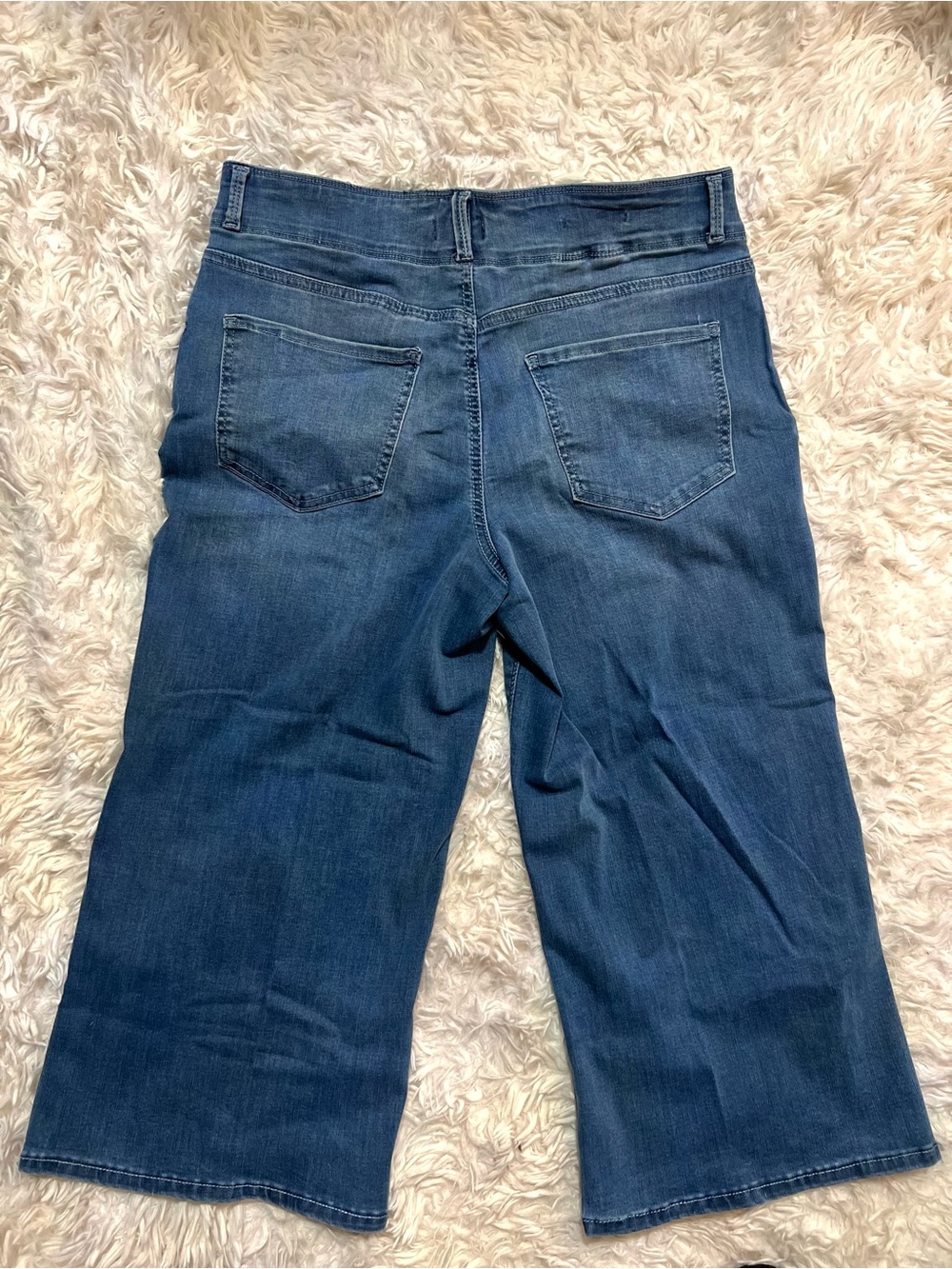 NYDJ Teresa Wide Leg Ankle denim jeans -SZ 12P - Picture 7 of 13